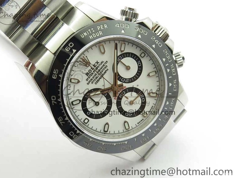 Daytona 1:1 Best and V4 SA4130 Case White 116500 Noob 904L Dial Bracelet Edition SS 0318